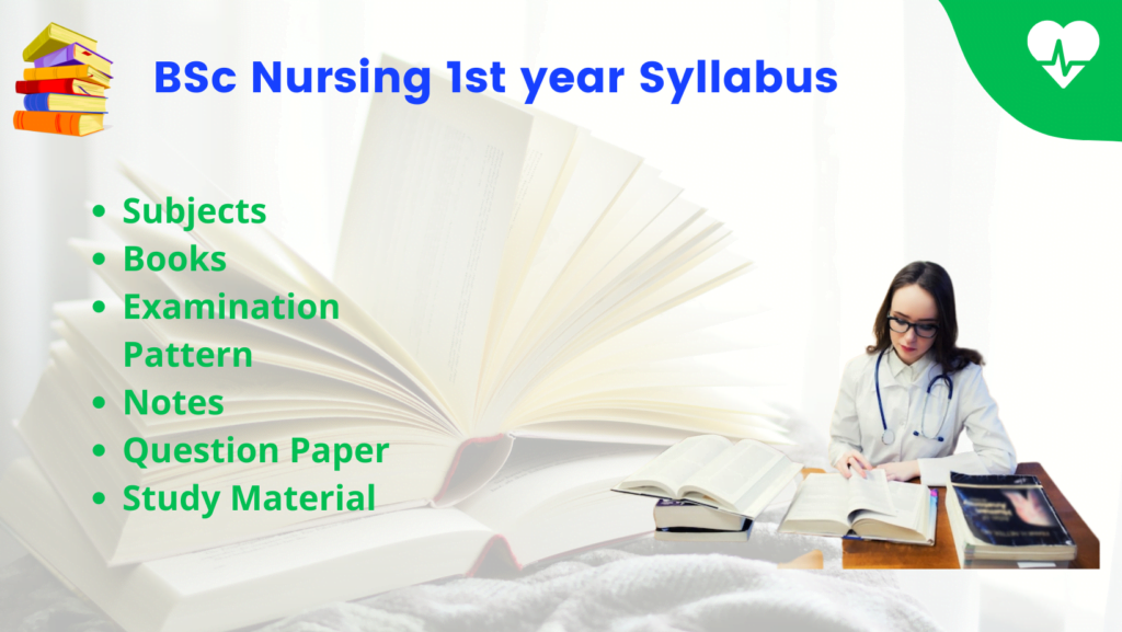 Bsc Nursing 1st Year Syllabus,PDFs,subjects,Books,Question Papers